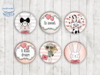 Motiv-Cabochons 1497 10mm (12 Stk)